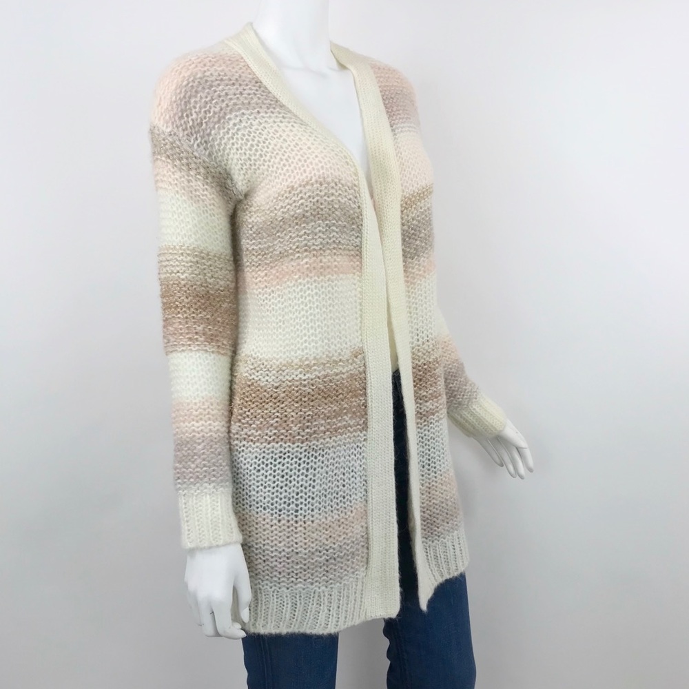 {Anthropologie} NUMPH Metallic Striped Cardigan - Picture 6 of 8